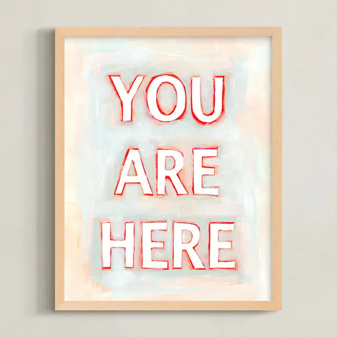 You Are Here Limited Edition Fine Art Print