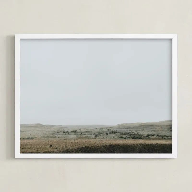 Landscape Under Fog Limited Edition Fine Art Print