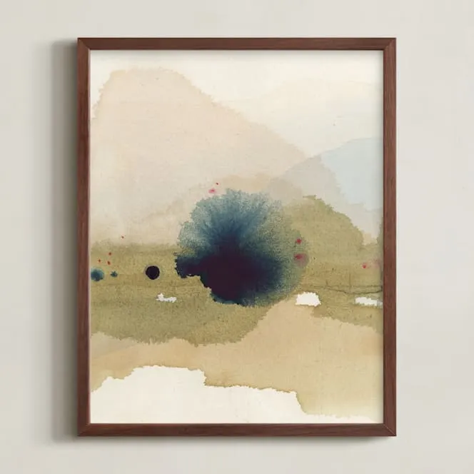 Viridian Misty Lake II Limited Edition Fine Art Print