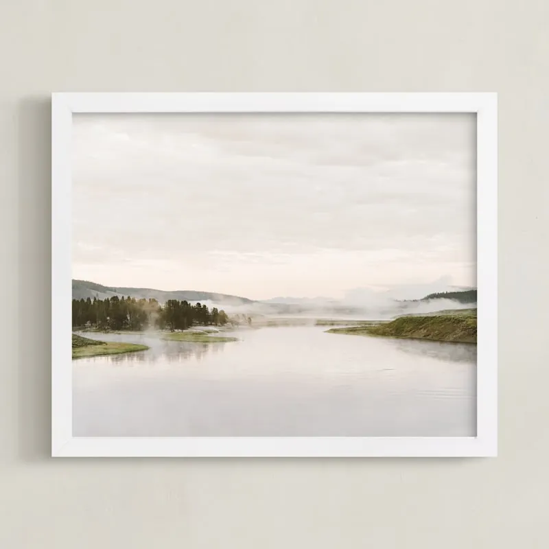 Misty Lake Limited Edition Fine Art Print