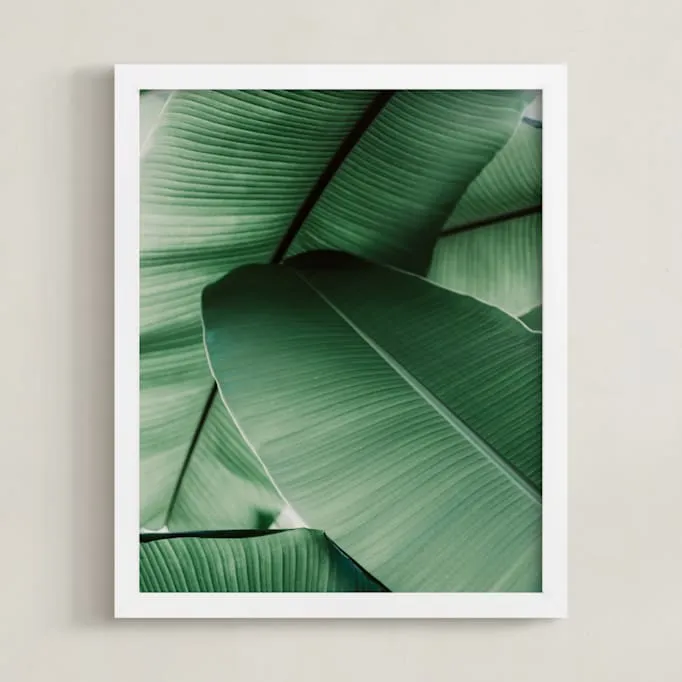 Tropical Leaves Open Edition Fine Art Print