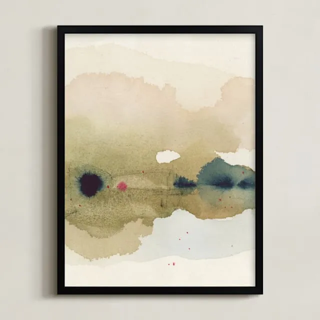 Viridian Misty Lake I Limited Edition Fine Art Print