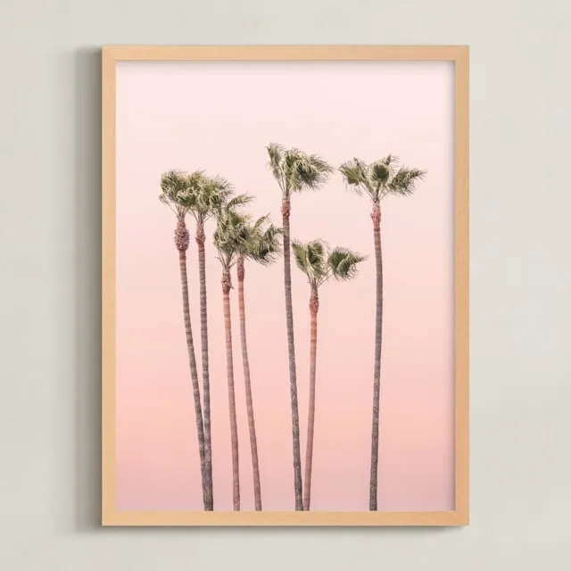 Seven Palmtrees Open Edition Fine Art Print