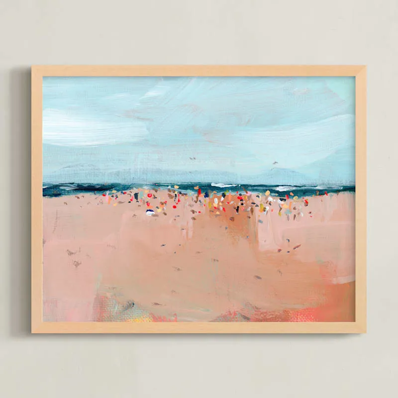 Busy Beach Limited Edition Fine Art Print