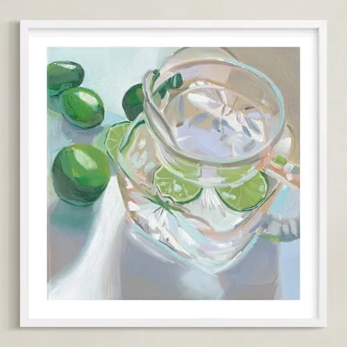 Cut Glass And Limes Limited Edition Fine Art Print