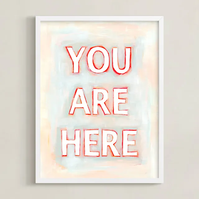 You Are Here Limited Edition Fine Art Print