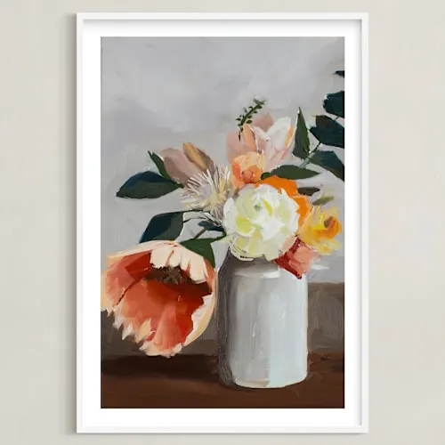 Peach Poppy Limited Edition Fine Art Print