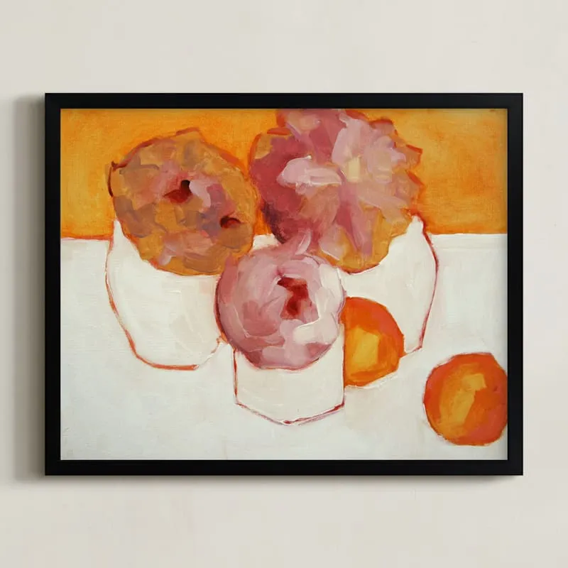 Peonies And Kumquats Limited Edition Fine Art Print