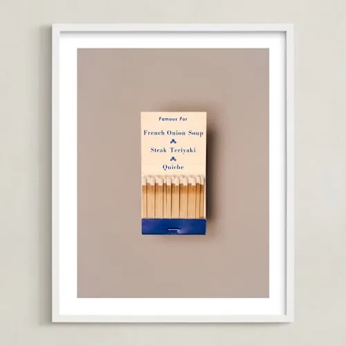 Famous Food Blue Limited Edition Fine Art Print
