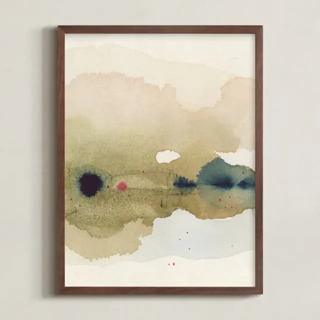 Viridian Misty Lake I Limited Edition Fine Art Print