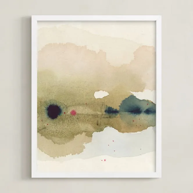 Viridian Misty Lake I Limited Edition Fine Art Print