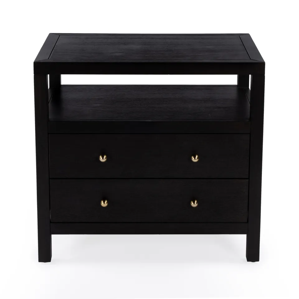 Nora Antique Coffee Nightstand