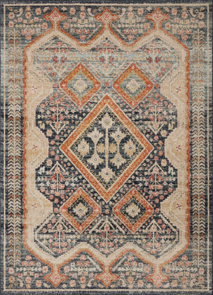 Loloi Jocelyn Navy / Multi 4'-0" x 6'-0"