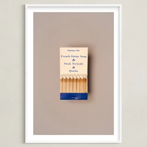 Famous Food Blue Limited Edition Fine Art Print