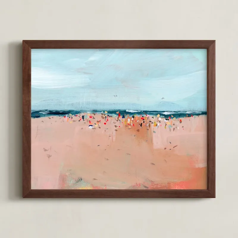 Busy Beach Limited Edition Fine Art Print