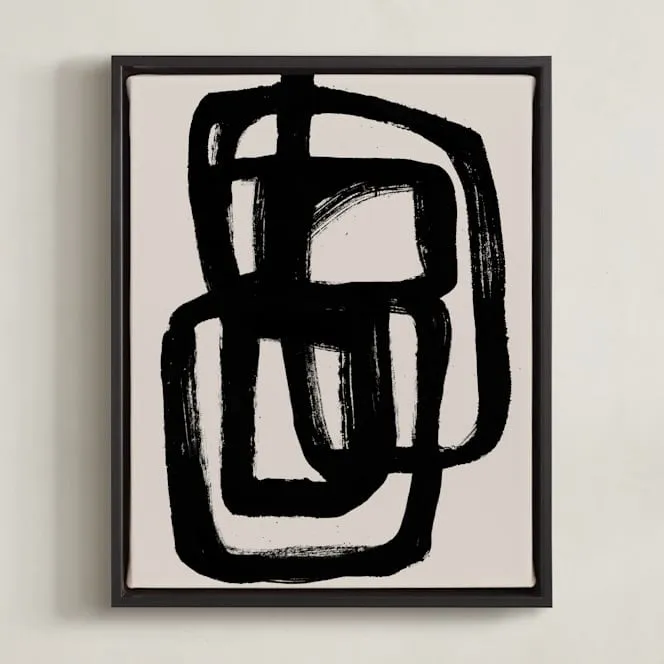Abstract Ink Brush Open Edition Fine Art Print