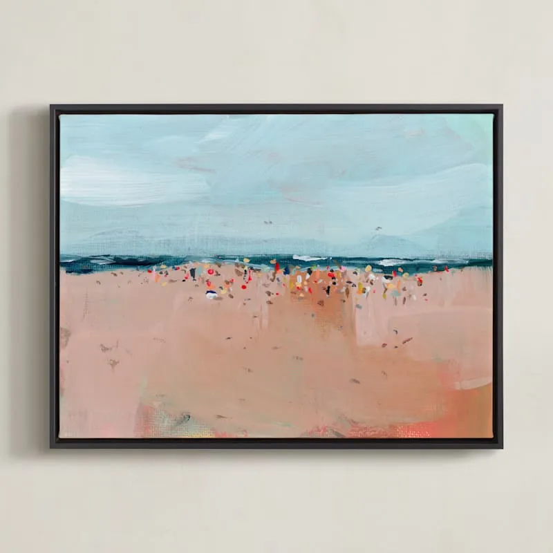 Busy Beach Limited Edition Fine Art Print