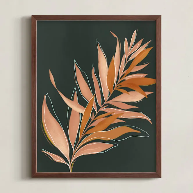 Falling Fern Limited Edition Fine Art Print
