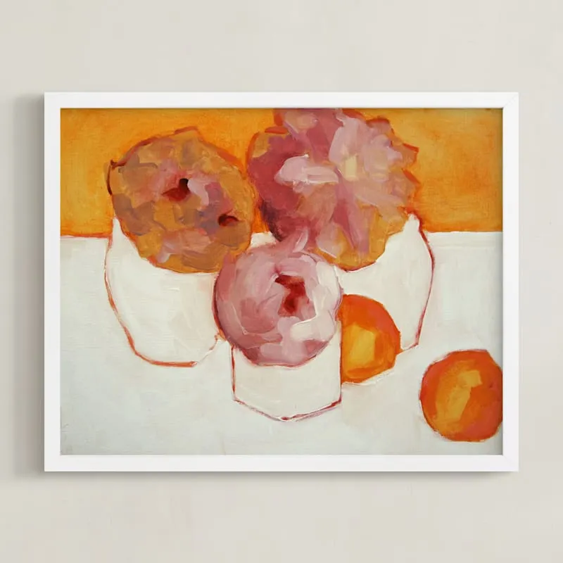 Peonies And Kumquats Limited Edition Fine Art Print
