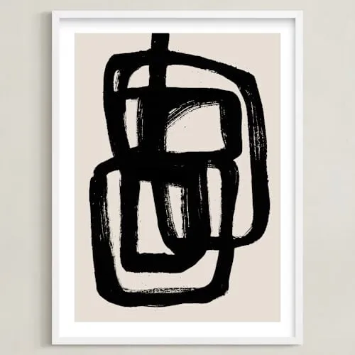 Abstract Ink Brush Open Edition Fine Art Print