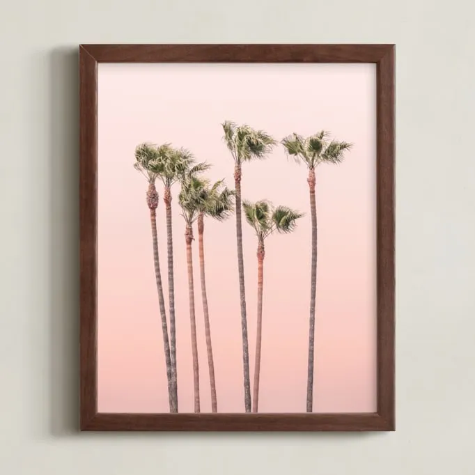 Seven Palmtrees Open Edition Fine Art Print