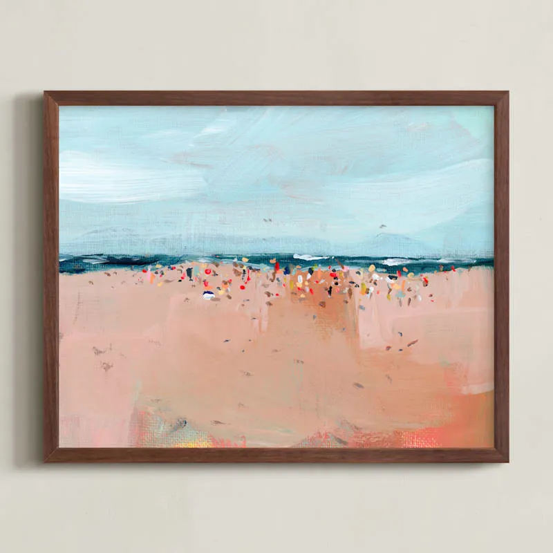 Busy Beach Limited Edition Fine Art Print