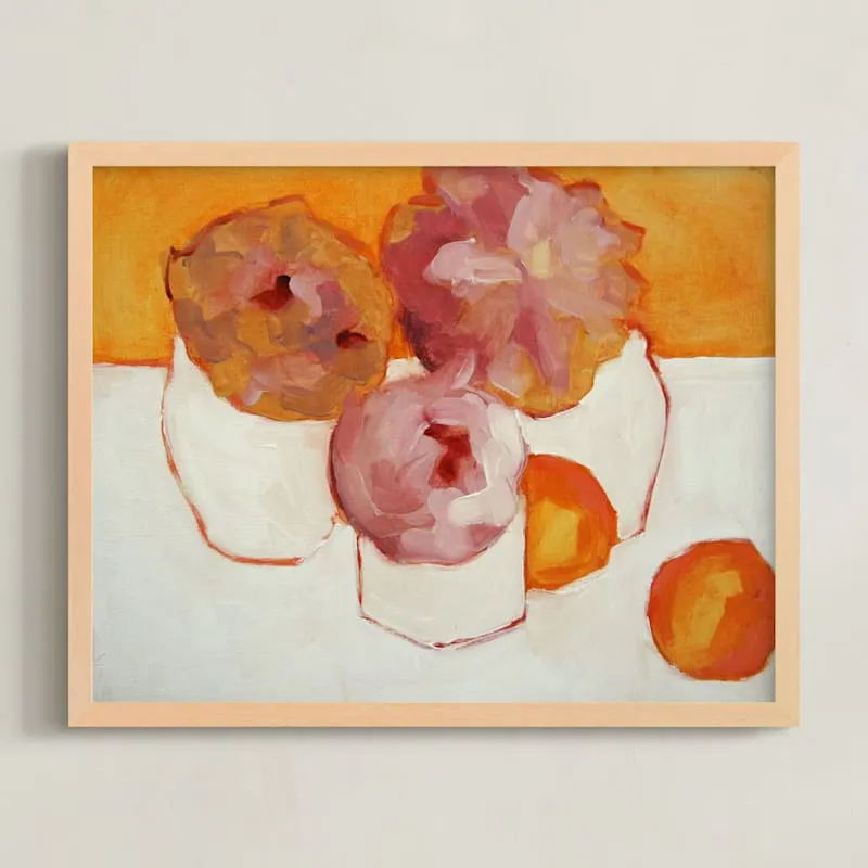 Peonies And Kumquats Limited Edition Fine Art Print