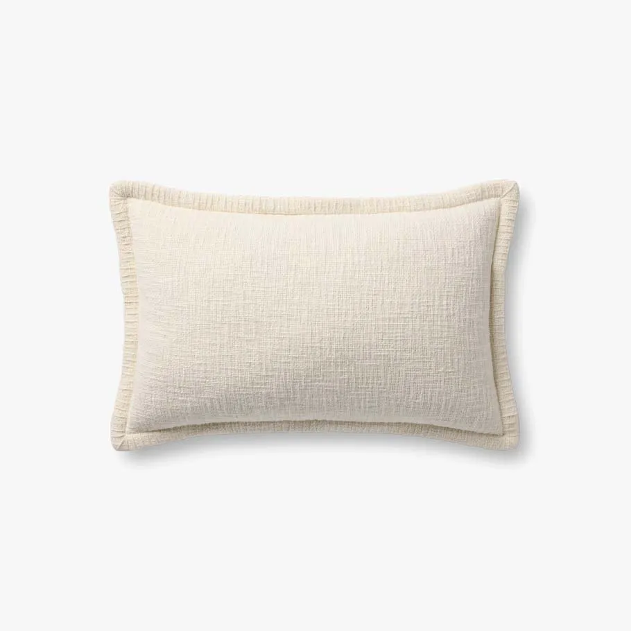 Loloi No Name Ivory 22" x 22" Cover Only