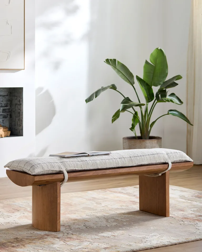 Miro  18"H x 60"W x 20"D Bench