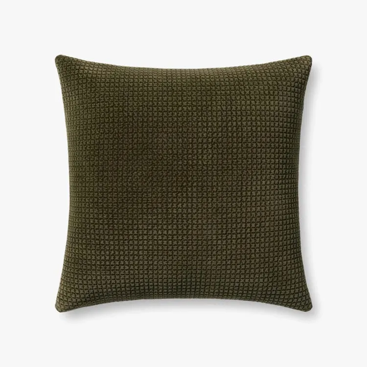 Loloi Not Named Dark Olive 22'' x 22'' Cover Only