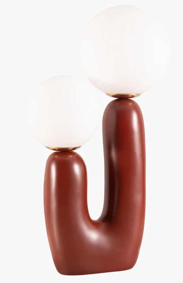 Sedeum  Painted 17"H x 6"W x 7"D Accent Table Lamp