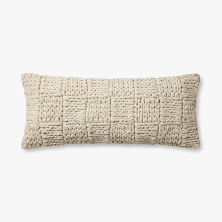 Magnolia Home by Joanna Gaines x Loloi Avery Natural 13" x 35" Cover w/Poly