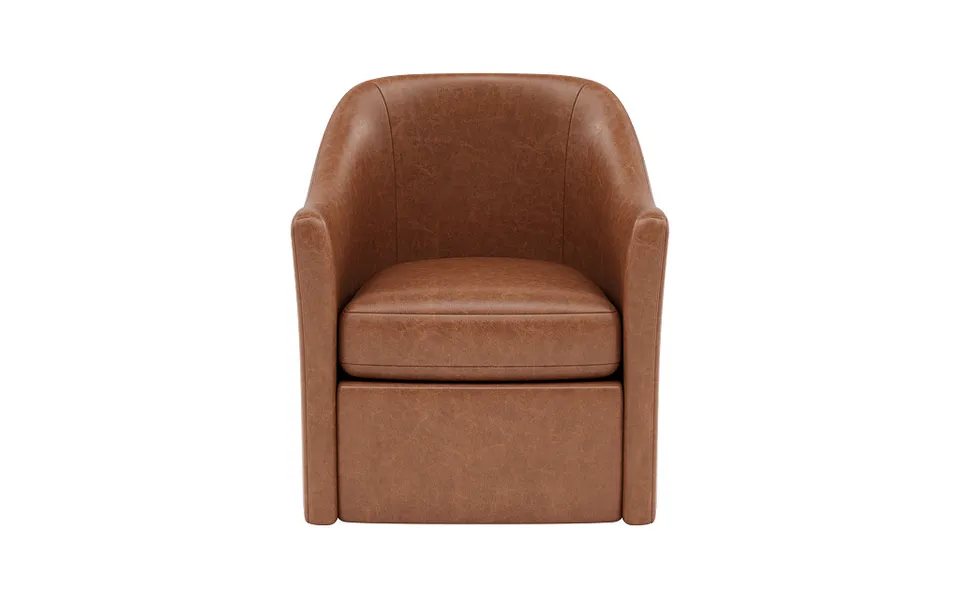 Savona Leather Swivel Chair