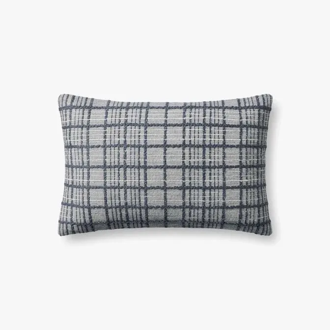 Magnolia Home by Joanna Gaines x Loloi Liv Navy 13'' x 21'' Cover w/Poly