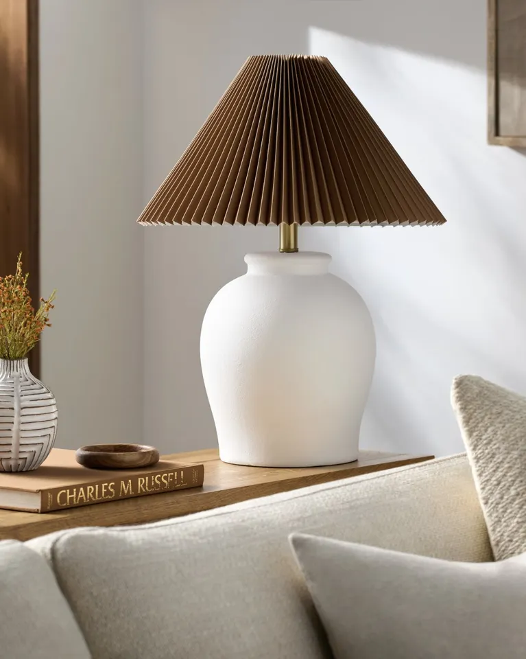Besson  Painted 22"H x 17"W x 17"D Accent Table Lamp