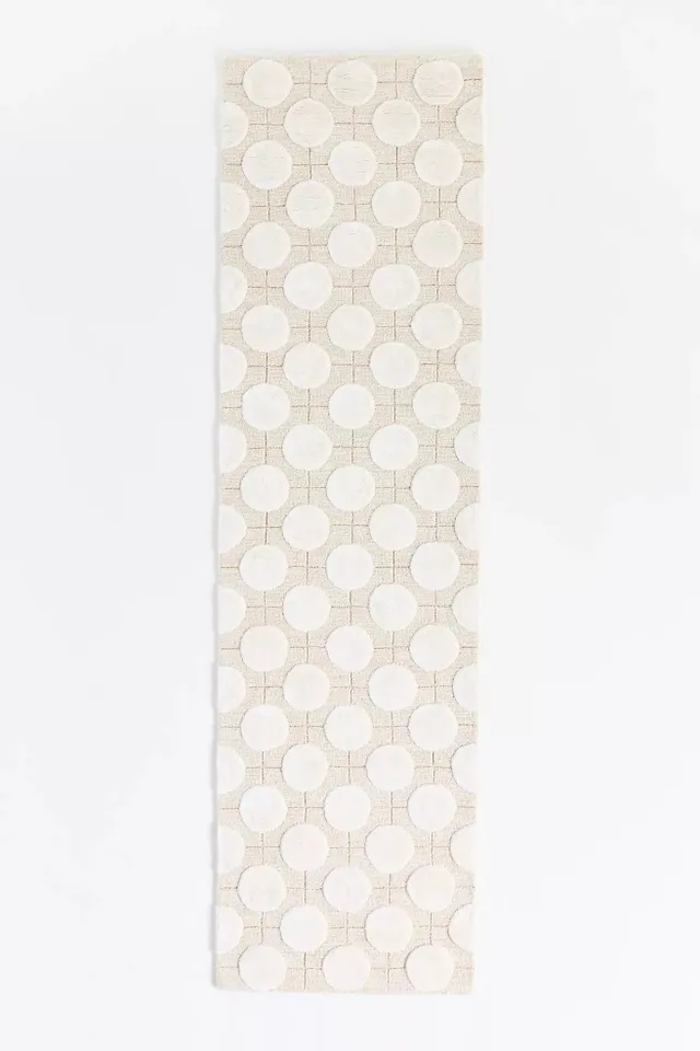 Eclipse Tufted Wool-Viscose Blend Geometric Rug