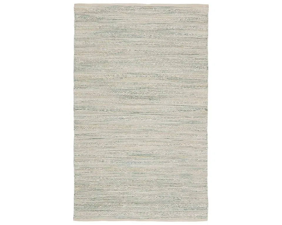 Canterbury Natural Striped White/ Blue Area Rug (5'X8')