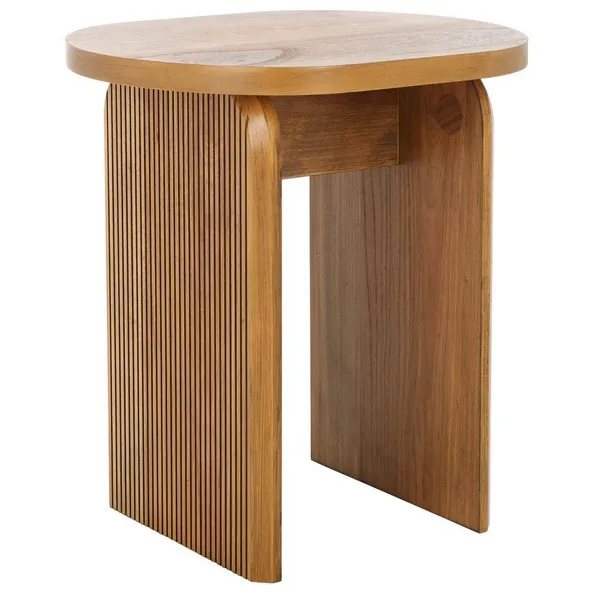 Syura Ribbed Accent Table
