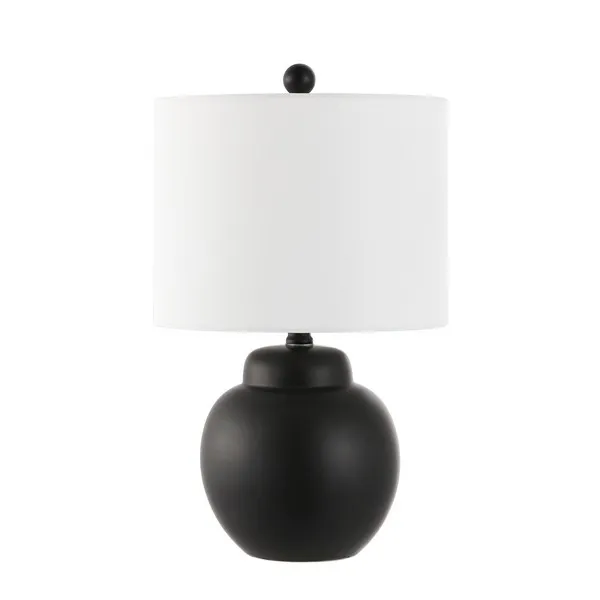 Roux 19.5 Inch Table Lamp - Black