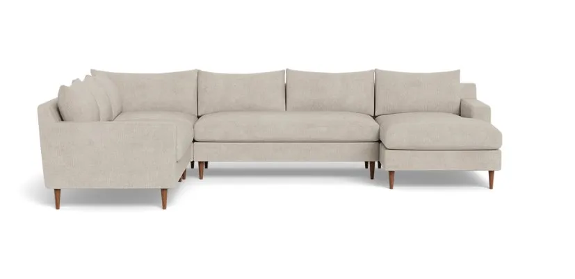 Sloan 4-Piece Corner Sectional Sofa with Right Chaise