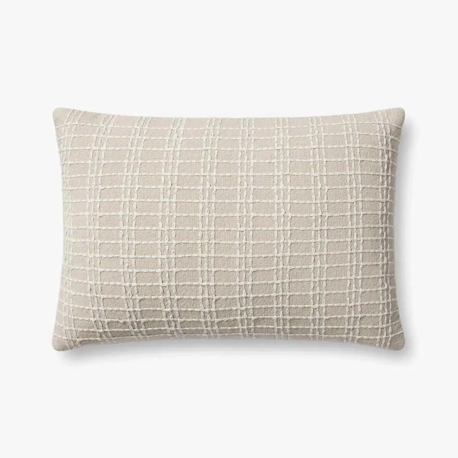 Jean Stoffer x Loloi Not Named Beige / Ivory 16'' x 26'' Cover Only