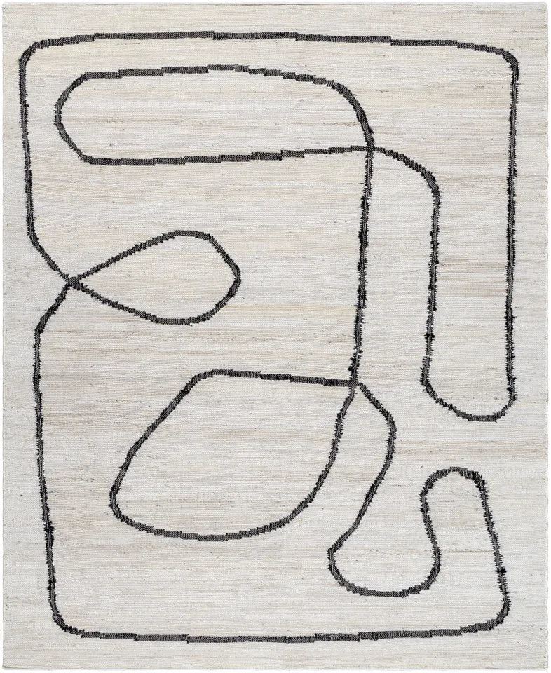 Diane Beige Indoor 8' x 10' Handmade Rug