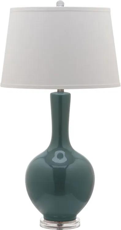 Blanche Gourd 32" Table Lamp, Set Of 2 - Teal