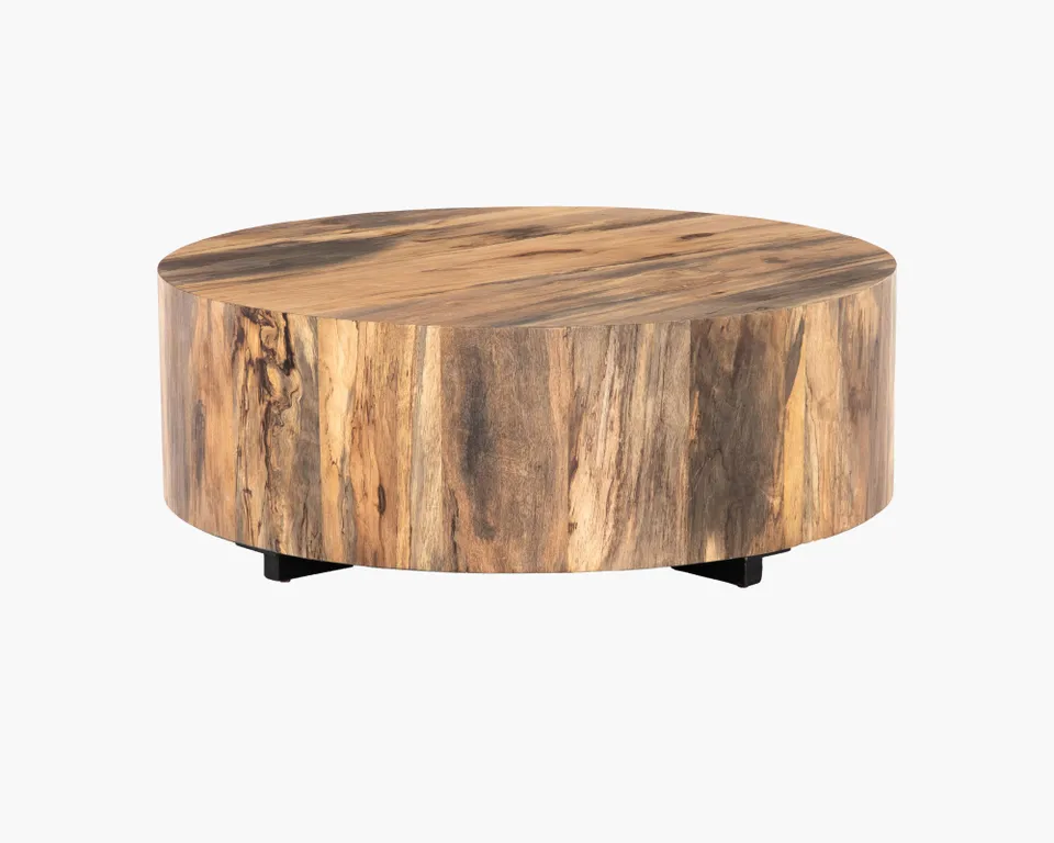 Felix Round Pine Coffee Table
