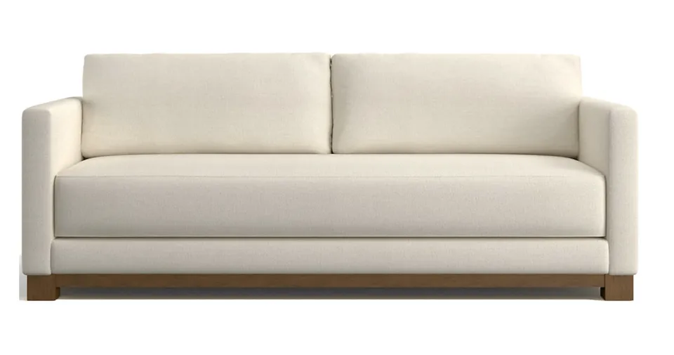 Gather Wood Base 89" Bench Sofa