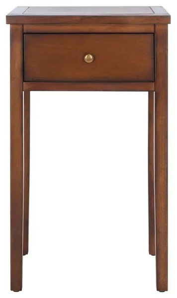Abel Nightstand With Storage Drawer - Filbert Brown