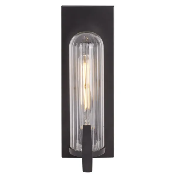 Nicola 4 Inch Wall Sconce, Set Of 2 - Black