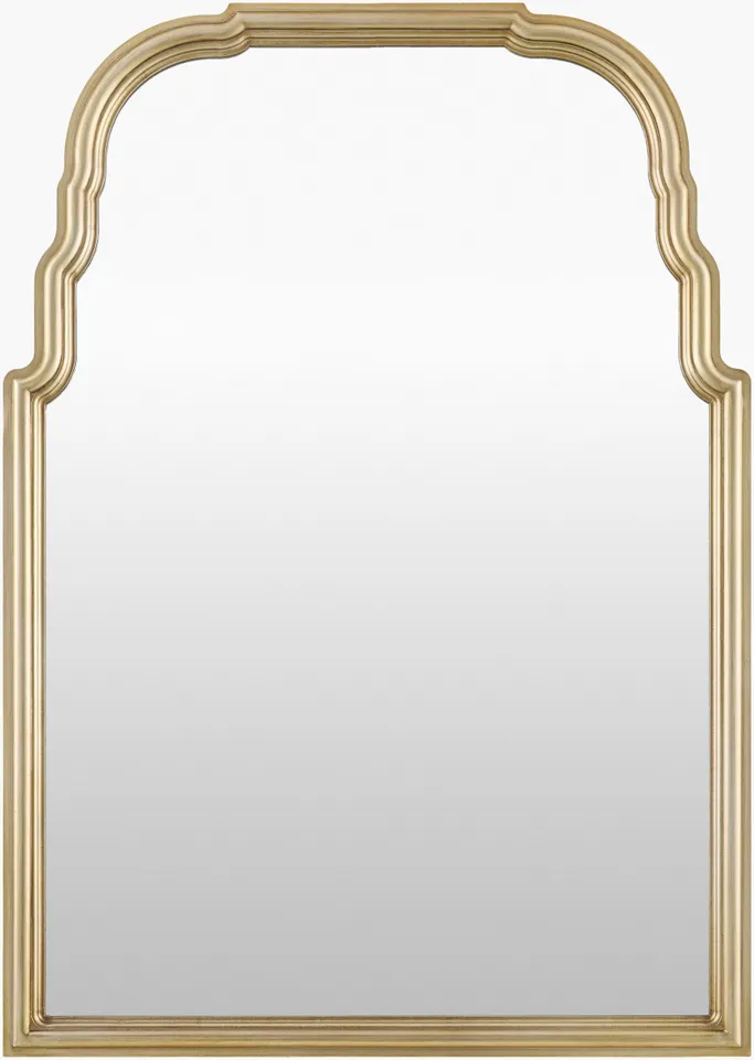 Canterbury Champagne 47"H x 33"W x 2"D Mantel Mirror