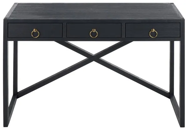 Sadie 3 Drawer Desk - Navy