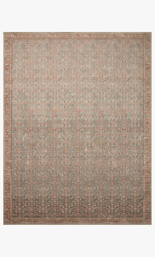 AUB-04 Blue / Terracotta 8'-3" x 11'-3"